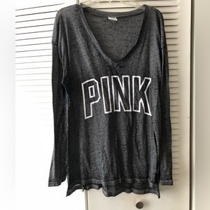 PINK by V.S. Black, Long Sleeve T-shirt, Women’s Size L